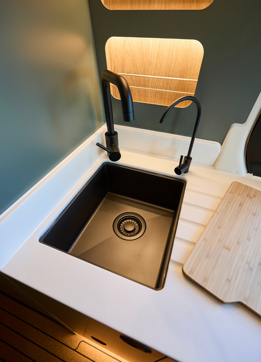 Stainless Steel Sink 'Dark Edition'