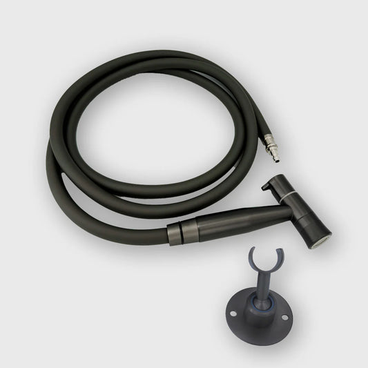 Cold Water Shower Set (Shower & Bracket) 'Dark Edition'