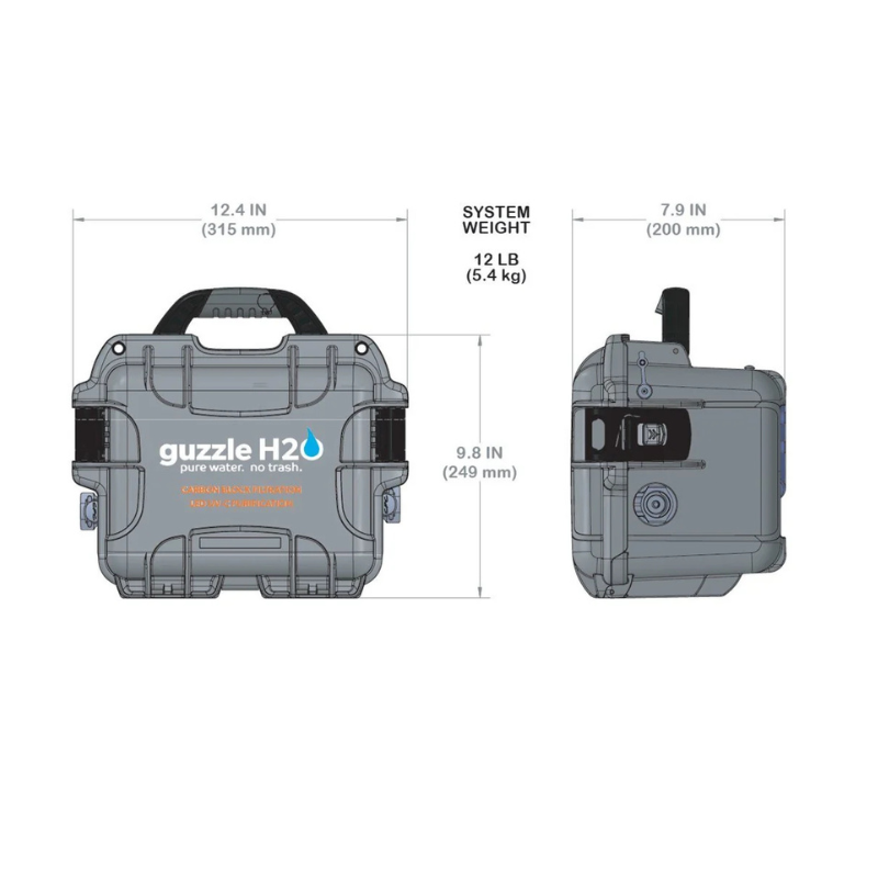 Guzzle Stream - Portable Water Filtration & Purification System