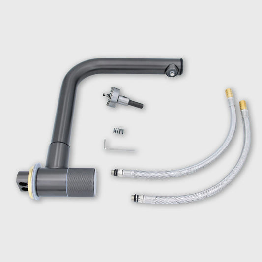 Retractable Hot Water Mixer Tap 'Dark Edition'