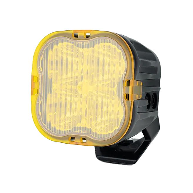 Amber Reeded Lens Cover - RP Series