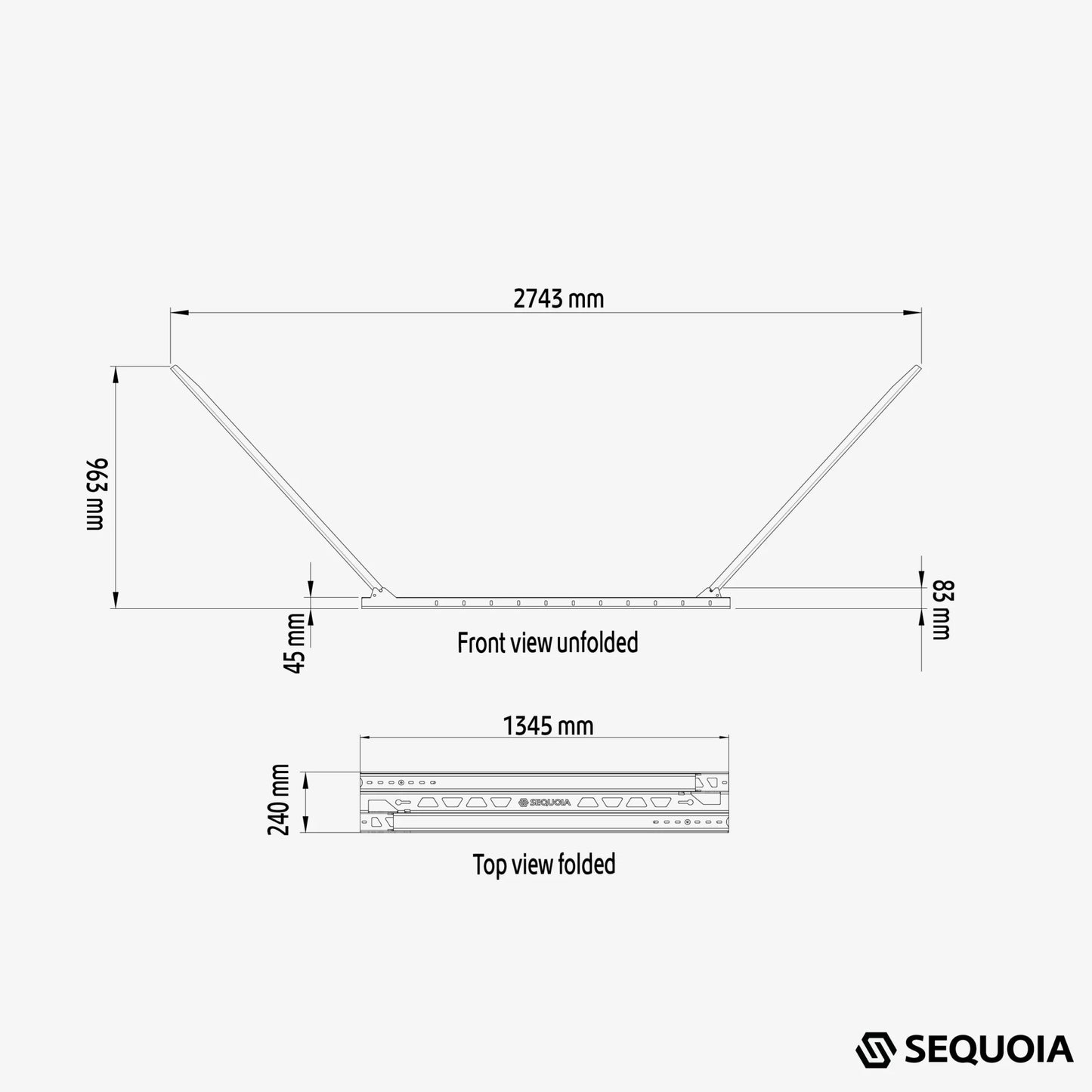 Roof Rack Hammock Frame - Sprinter 2006 - current / Crafter 2006 - 2017
