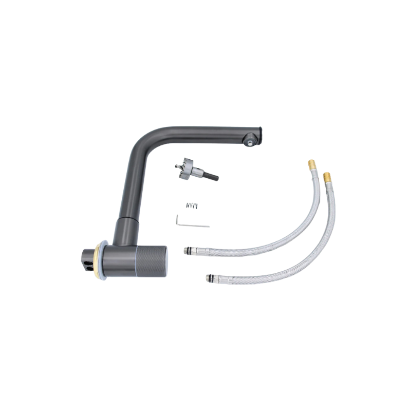 Retractable Hot Water Mixer Tap 'Dark Edition'