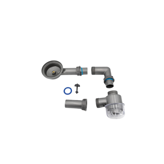 Siphon with screw cap, suitable for Queensize Camper sinks